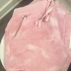 Figs medium petite Zamora jogger ink stain on pocket as shown